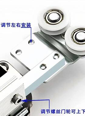 无下轨衣柜折叠门SFB门五金配件折四门两衣帽间推移吊滑吊拉轮滑