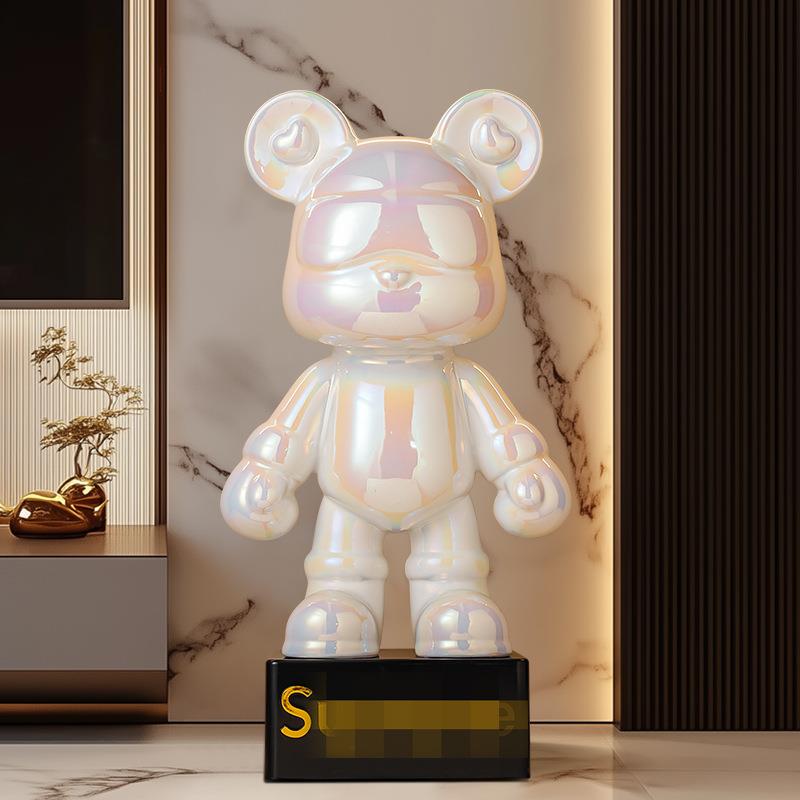 暴力熊大号AIH电柜旁边地档摆件客厅轻奢高入门落视玄关展示柜装