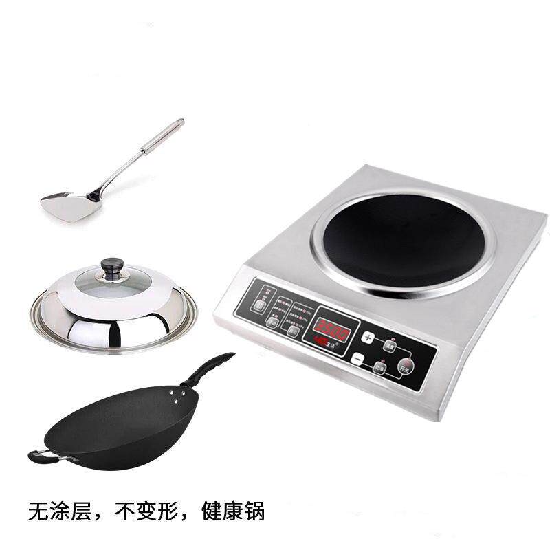 商业电磁炉3餐500w面大功率电磁凹灶家用凹55834灶厅爆炒菜饭店一