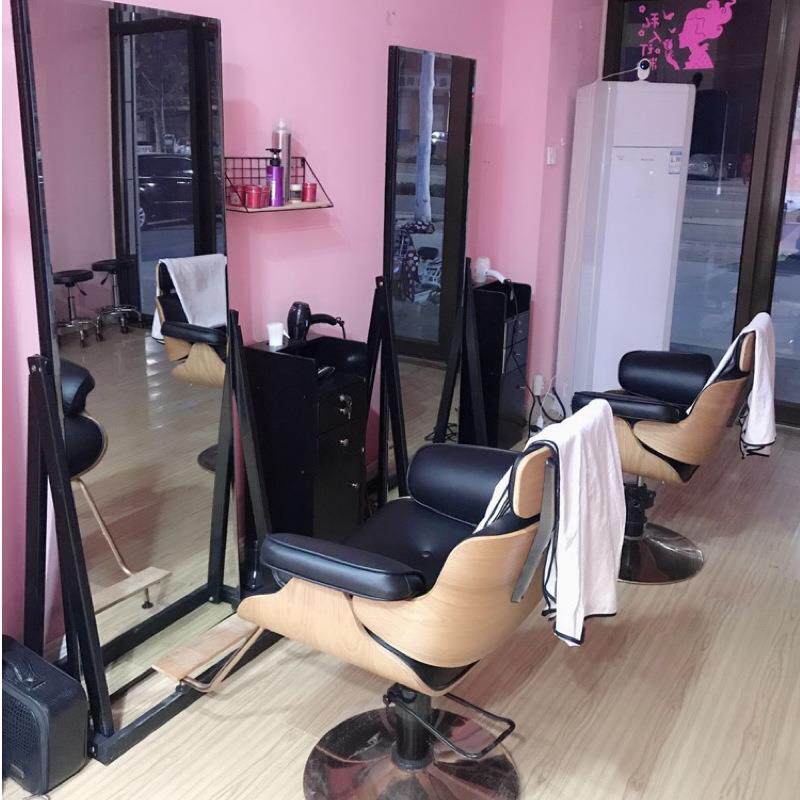 理发椅约现发升店网红美发01简椅子发廊可降子理发店椅时尚座椅