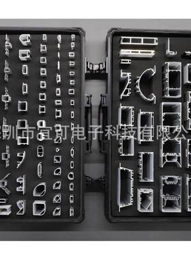 工厂直销LED线条灯挤压铝槽外壳套件灯槽样品箱led铝型材