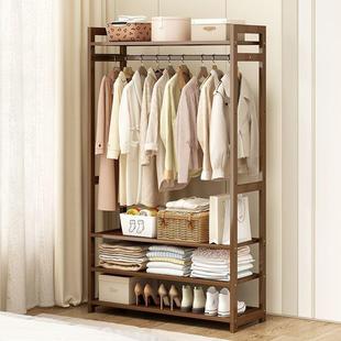 衣架落地立式挂衣架子家用出租房卧室收纳衣服置物架多功能衣帽架