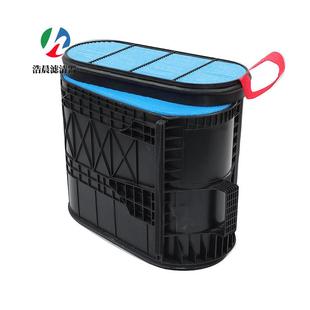 适用陕汽德龙新款m3000s空滤DZ96259192855蜂窝空滤空气滤清器