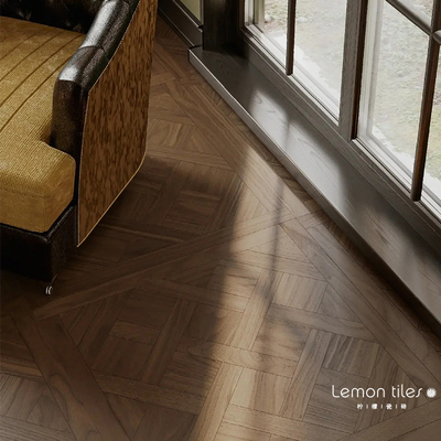 凡尔赛艺术拼花木纹砖800x800客厅卧室阳台防滑地砖法式复古瓷砖