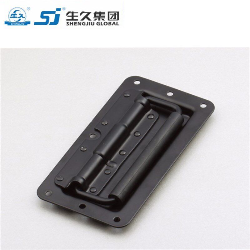 生久柜锁 工具箱把手可转动拉手 活动拉手 工业拉手折叠LS504-3黑