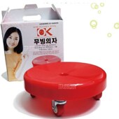 韩国进口转轮小凳子旋转移动懒人凳子可以坐着擦地板 凳子家用