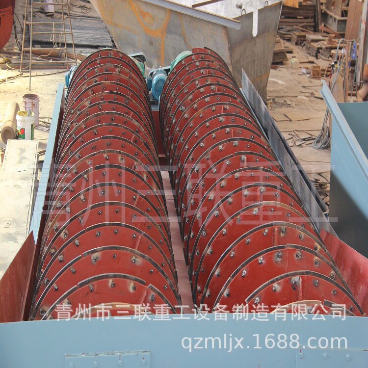 潍坊青州三联重工机制沙双绞龙洗沙机