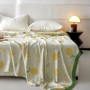 梨花被杏香小新竹纤维加厚冷毯感毯纱布毛巾浴清巾子午休毯UBZ子