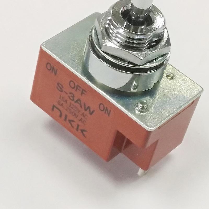 日开NKKS3AW钮子摇头开关3脚3档关防水NER开性I-P67LED电源防水能