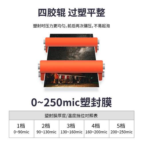 a3a4塑封机过胶机铁壳塑业封机办公商封膜机过胶膜机ST320塑热裱