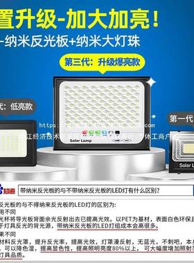 025新款太阳能户外庭院灯家2用新型外防水感应室75663LD农E村照明