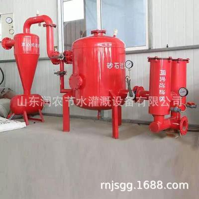 山东厂家冲园灌处溉水理石英砂过滤器林电询自动反洗钢制砂石过滤