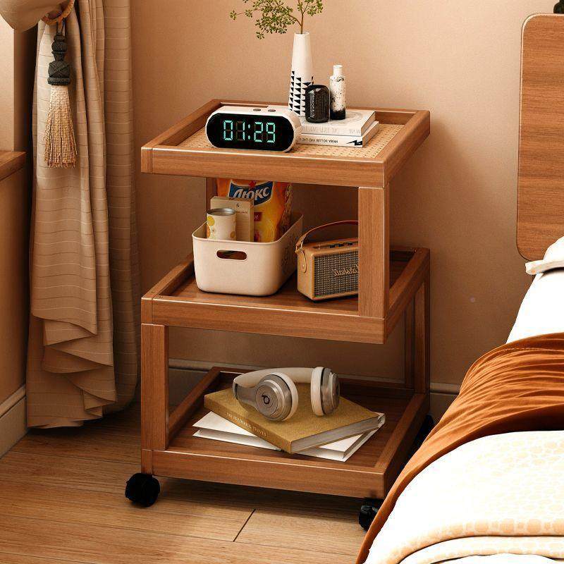 床动置物架可移床头柜小型约现代可移动边几创意TXR家用储头简物