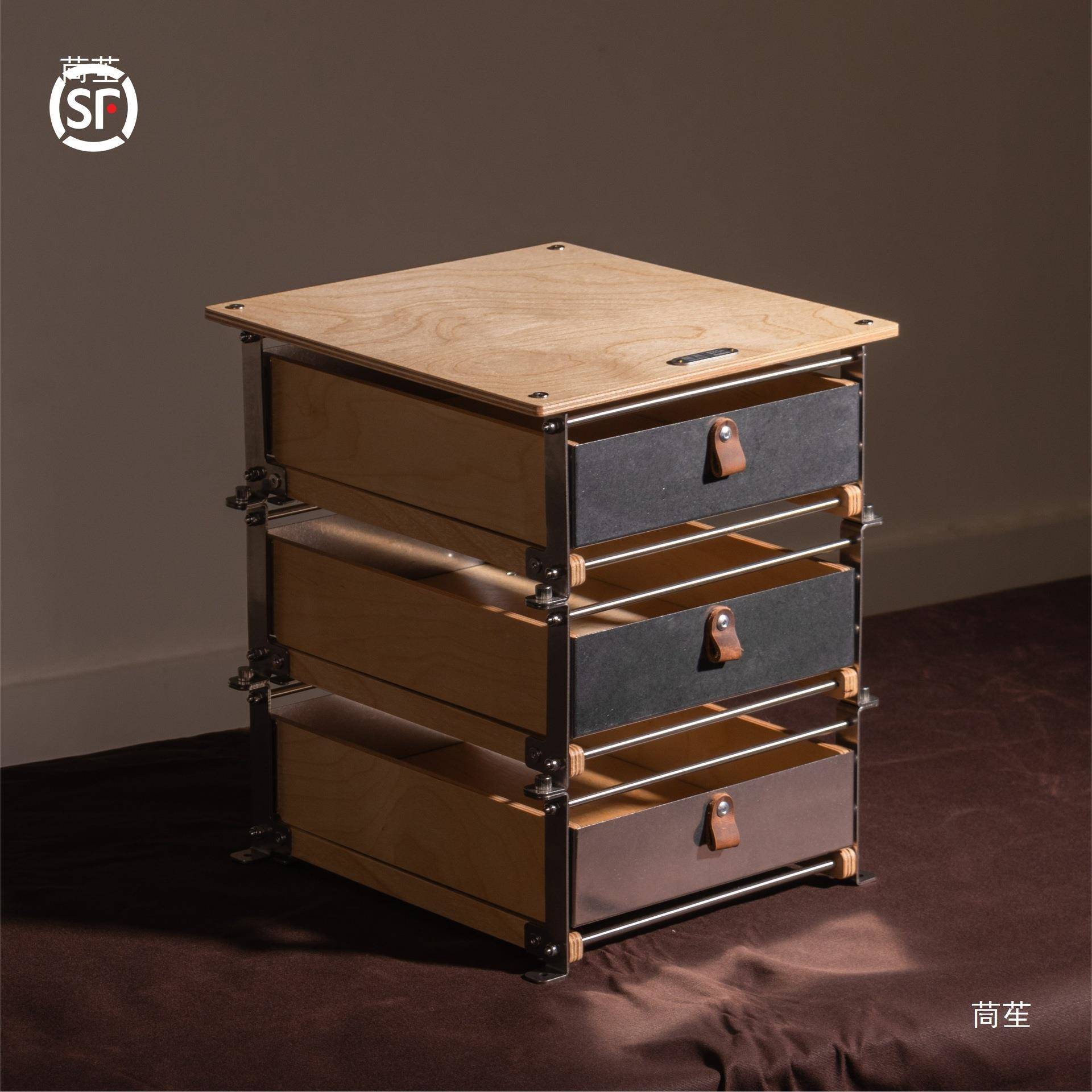 卧仟小抽屉不锈钢实木抽储物无品牌/现代简叁约室制吉屉家居