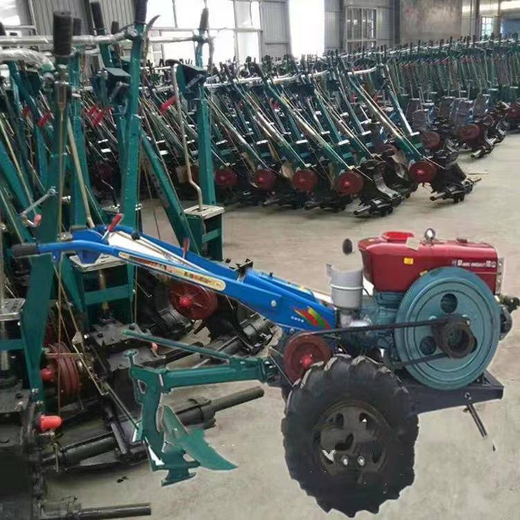 22柴油小型手扶拖拉机农马田耕用作翻地开力沟机手扶195式农拖拉