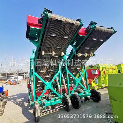 牛羊场养殖刮草上料机自走贮式青取料取YCS机自动草车