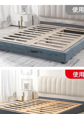 床围软包围布艺床旧床改造翻新F97S7TMM全包边布自粘床架床裙套罩