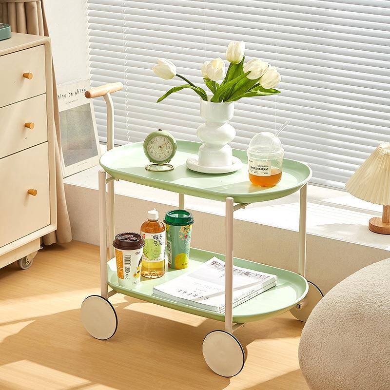 H奶油风沙边几茶置几客F97M5HS9厅落地摆件床头软饰品发收纳装物