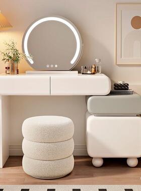 新款岩板体奶油风居斗柜一出家租间轻奢高房档卧室梳LEF妆台