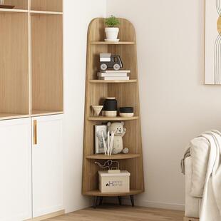 落三地书厅架家用置物871架客墙角转角柜卧室角形拐角花收纳储物