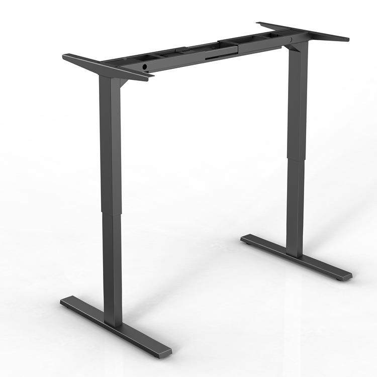 现货IECANG496双机三电节升降桌降架智能升降办公写字台升桌J腿