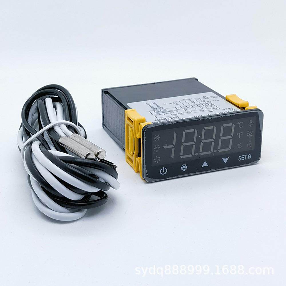 8冷676柜冰柜SF12饮房料柜触摸屏小型温控仪表厨冷柜数显智能-温