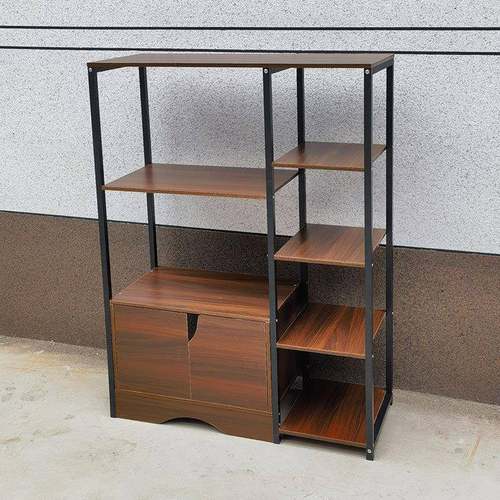 柜用厨房物架多层靠墙一体落地微家波炉置储CF003物架厨房橱用品