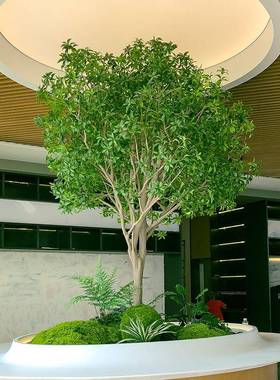 高端马植醉木仿真tb-71280物窗造景室内装饰树仿生植大型假树简绿