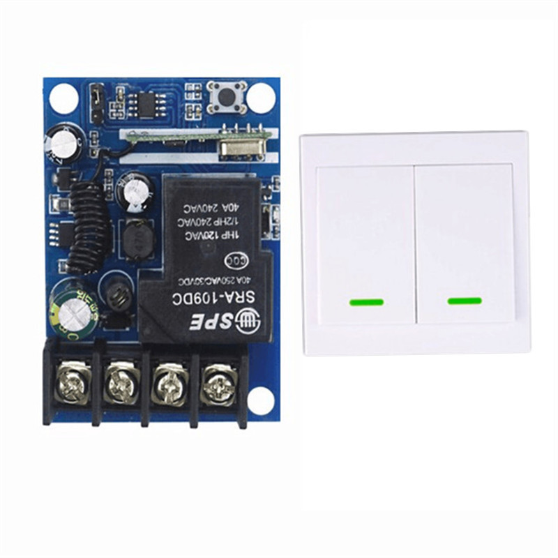 随意贴86面板两键遥控DC12V24v36v48V30A大功率LED灯具开关控制器
