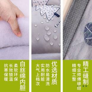 冬季 加门吸帘厚防风保暖F97H68M5隔断门帘防冷气保温自大门棉门帘