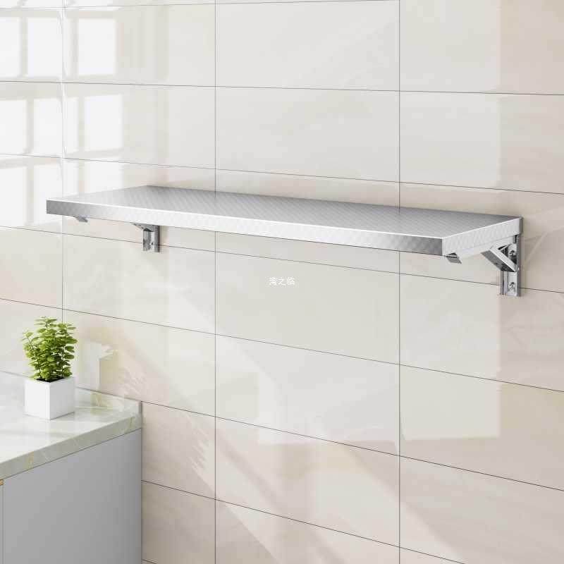 不锈折叠桌桌家WSDLZSMZ用打孔厨房置板简易餐桌一字隔架墙上物架,厨房/烹饪用具,抹布架/厨房清洁收纳架,淘宝优惠券,粉丝福利购,淘宝优惠卷