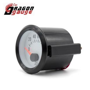 汽车6016B 仪表英寸M52M指针油压表汽蓝光车机油压力表 62改装