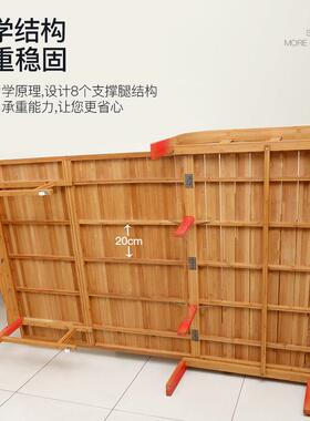 可折叠沙发床两用人5单客厅多功能小户型家用双ILJ1.米实人木竹子