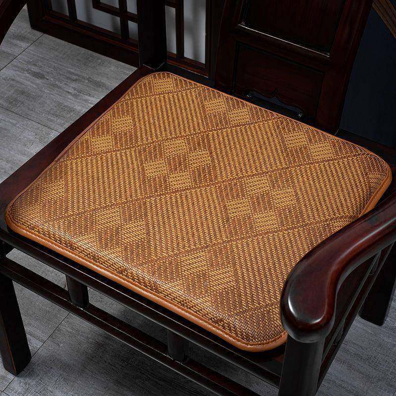 中式子垫椅冬夏两用藤席皮坐厂家直供垫四坐季通用透气茶椅凉席垫,居家布艺,沙发套,淘宝优惠券,粉丝福利购,淘宝优惠卷