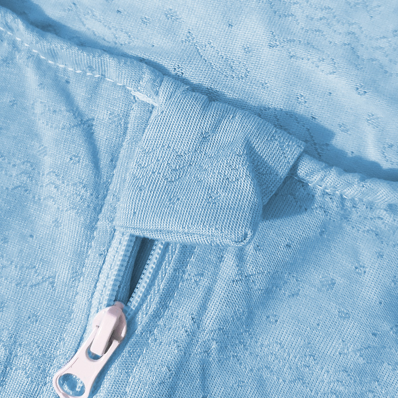 夏季超薄男女宝宝冰小童分腿睡袋防踢被家居连体衣长袖双向薄大版