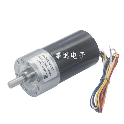 JGB37-3650直流无刷减速电机 12v24v大扭力正反转调速带刹车马达