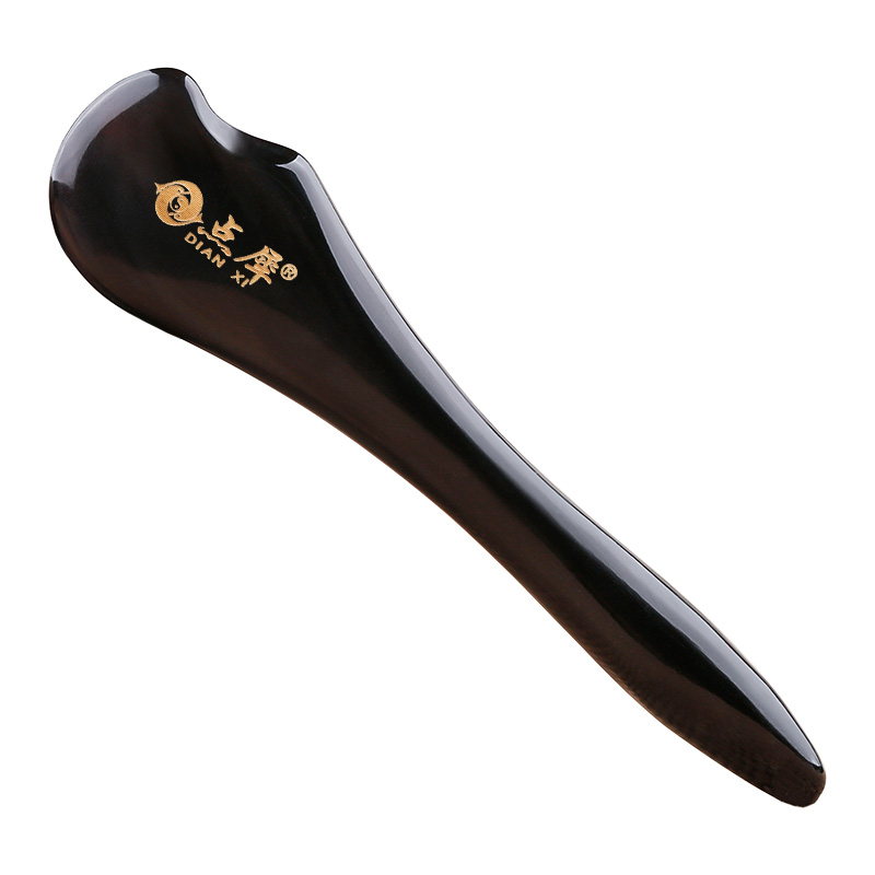 点犀天然水牛角刮痧眼部面部经络松筋拨筋棒美容院神器按摩板家用