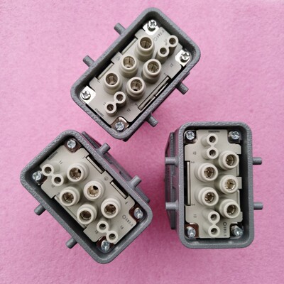 HARTING风电连接器09380082701母头HAN-K4/4-F变桨滑环真空电机新