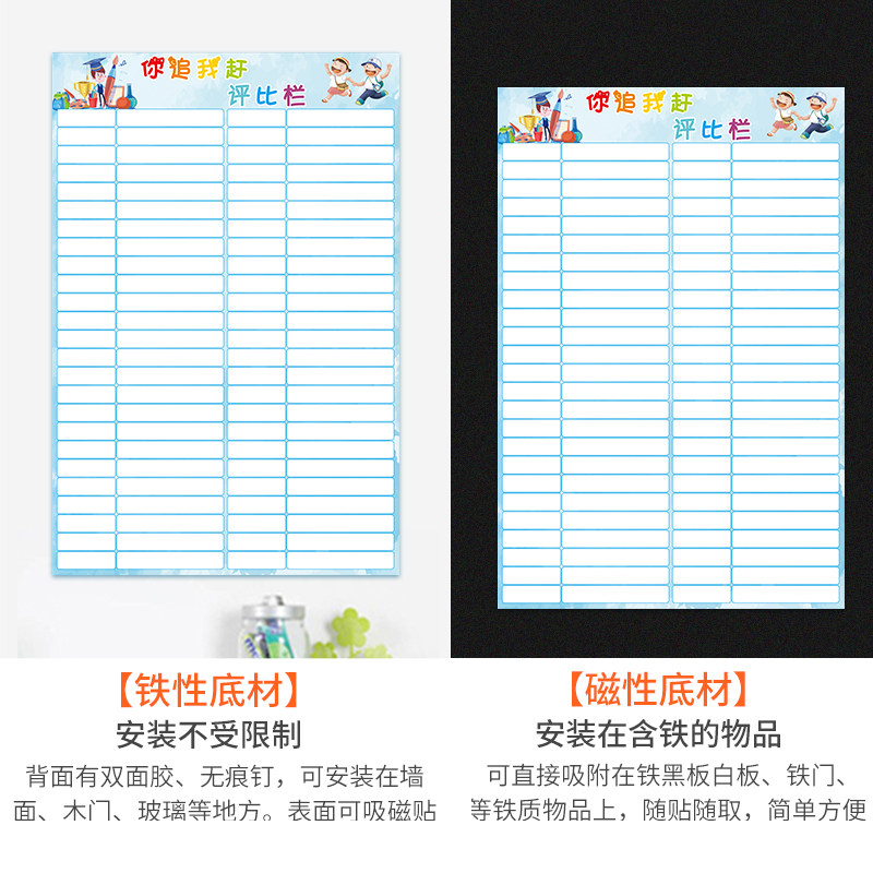 学校中小学生幼儿园班级评比栏竞赛栏积分表教室布置班容班貌墙贴