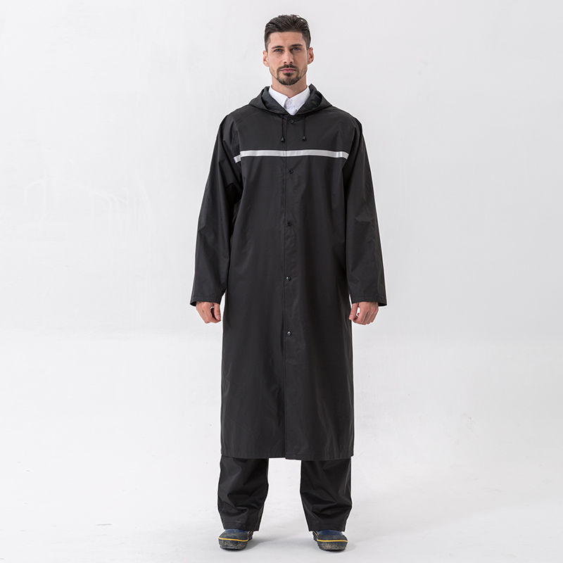 反光加厚连体雨衣外套防暴雨披成人男士款女单人全身长款雨服防水
