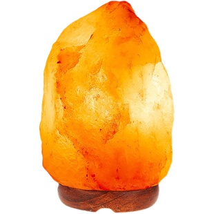 盐灯喜马拉雅水晶盐 天然岩灯 创意装饰矿石小夜灯卧室床头灯台灯