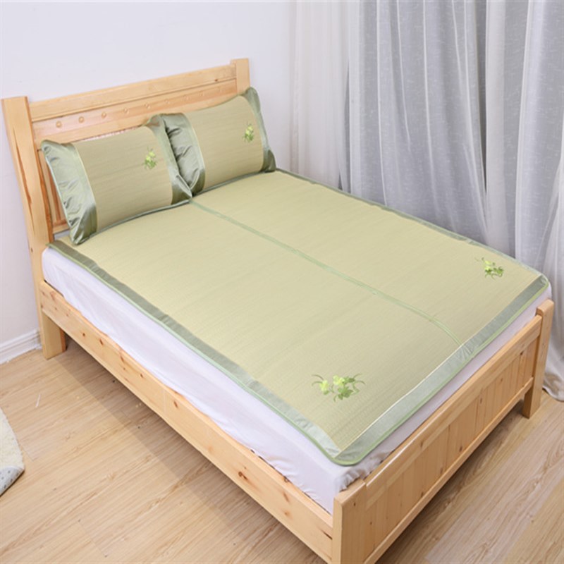 兰草席折叠1.8m2.0X2.2凉席子1.5米夏季草编芦苇席草编2米双人床