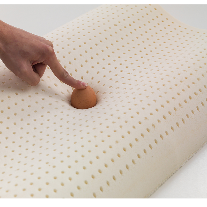 泰国天然乳胶特拉雷工艺护颈儿童成人曲线美容枕头枕芯单人家用