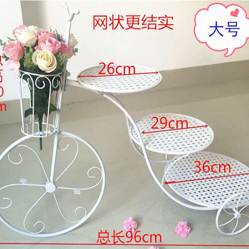 欧式创意铁艺蛋糕架子三层自行车婚庆生日多层蛋糕架甜品台展示架