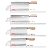 十八子作菜刀家用厨师专用手工锻打桑刀厨师刀专业切片刀阳江18子