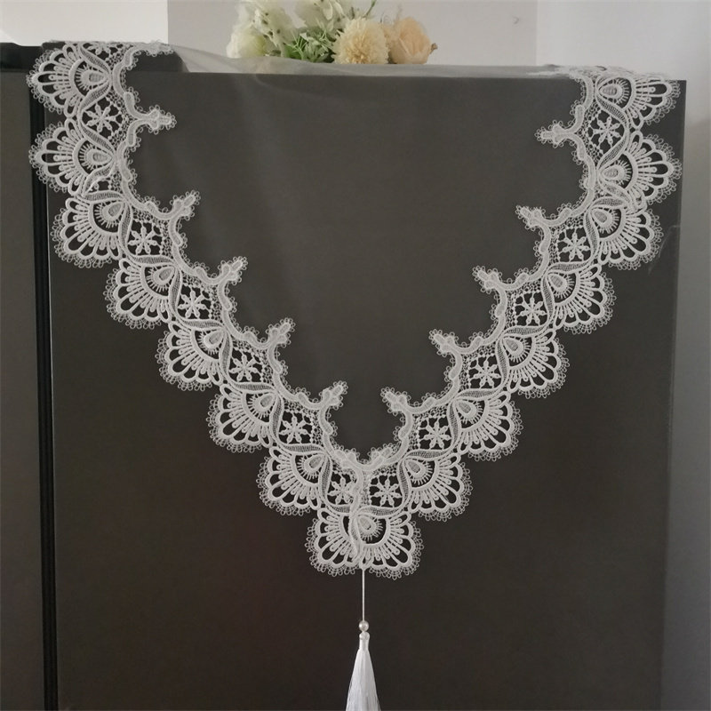 私人定做欧式蕾丝镂空冰箱盖巾新款双开门单开门冰箱防尘罩白色,居家布艺,万能盖巾,淘宝优惠券,粉丝福利购,淘宝优惠卷