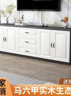 实卧木电视柜现代简约小客户DIF型厅新款家高用室欧式储物多功能