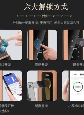 别GNV庭门欧式高档防水指纹密码墅锁铁铝艺门可充密电电院子码智