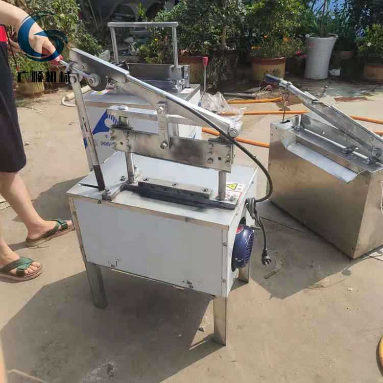 电助力手动切骨机  排骨切块机   棒骨切割机