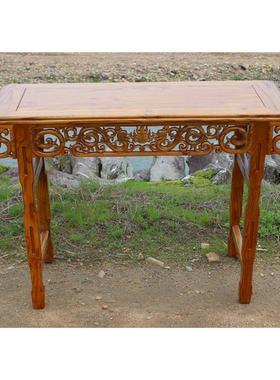 台全实木农供村桌佛柜中式仿古加长FHC条案几玄关贡品立香案经济